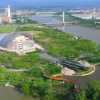 中国园林公司屡获殊荣的湿地公园在中国金华的防洪地形