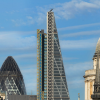 伦敦的这座225米高的摩天大楼的底部被命名为Cheesegrater