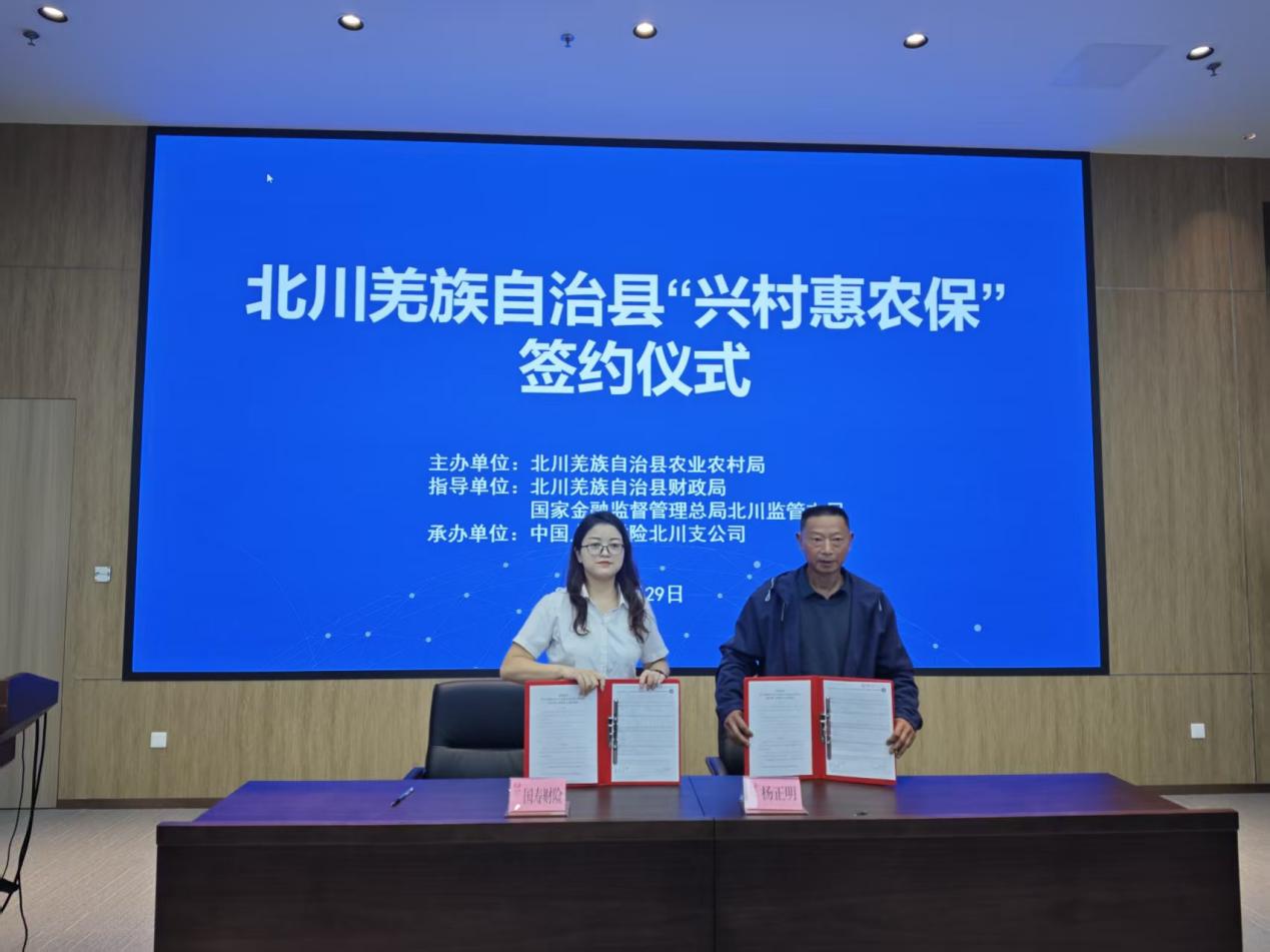 北川“兴村惠农保”：菜农的“怕”，中国人寿财险接住了